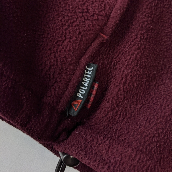 Woolrich Maroon Sweater Vest Zipper Closure Women's Size 2X - Picture 5 of 9